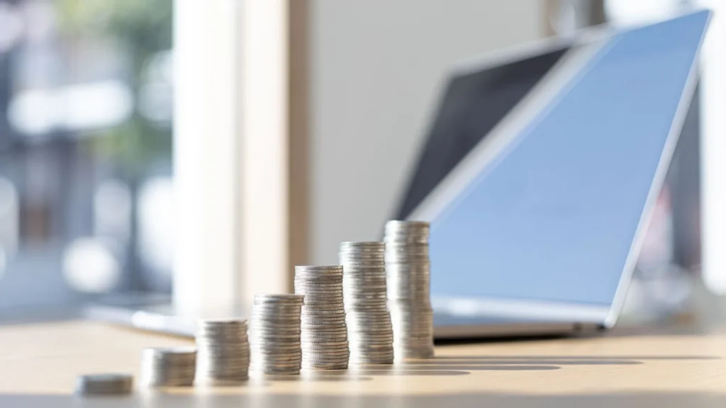 como crear una empresa - grafico de monedas